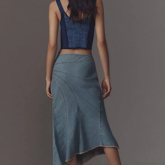 NWOT Pilcro Francoise Pinafore Skirt Size 12 - Picture 2 of 9